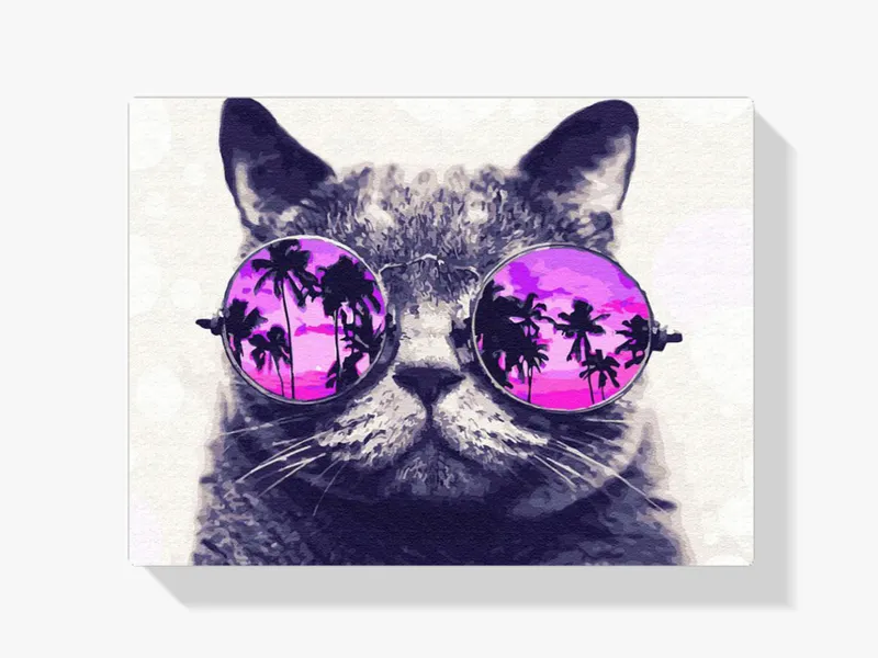Bestseller Pintura Diamante – Gato con estilo