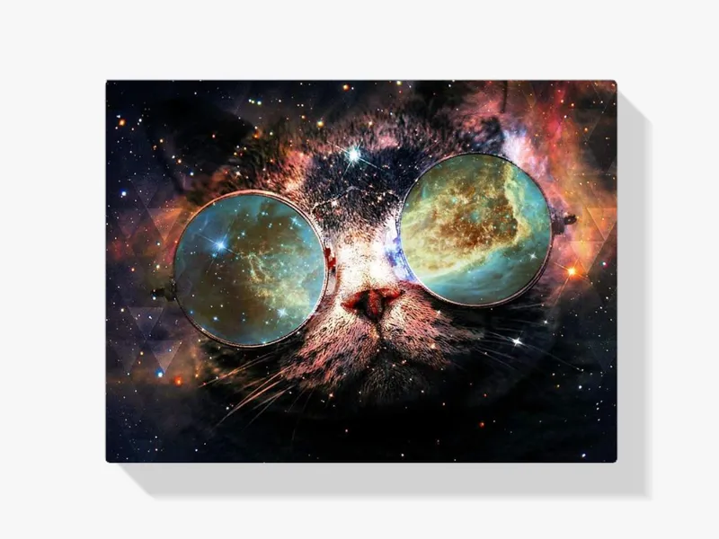 Edición Limitada Pintura Diamante – Gato espacial