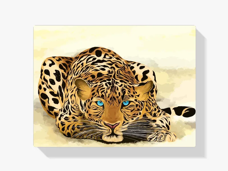 Solo Hoy Pintura Diamante – Guepardo con ojos azules