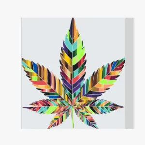 Pintura Diamante – Hoja de cannabis Envío Gratis