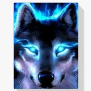 Pintura Diamante – Iluminación Lobo No Te Lo Pierdas