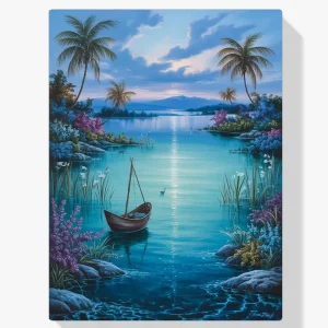 Pintura Diamante – Laguna Crepuscular Comprar En Línea