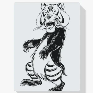 Pintura Diamante – León blanco y negro Hecho A Mano