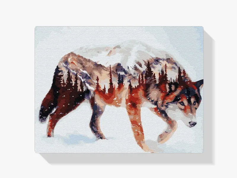 Pintura Diamante – Libertad del lobo Precio Reducido