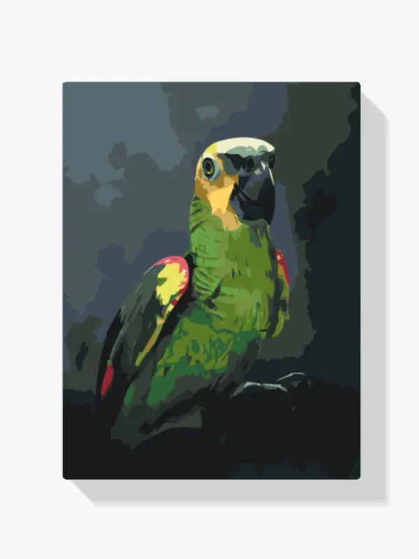 Pintura Diamante – Loro amazónico Artesanal