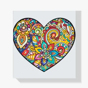 Pintura Diamante – Mandala en el corazón Más Vendido