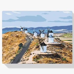 Pintura Diamante – Molinos de viento, Toledo 2 Ordenar Ahora Mismo