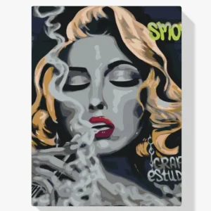 Pintura Diamante – Mujer con un cigarrillo Precio Rebajado