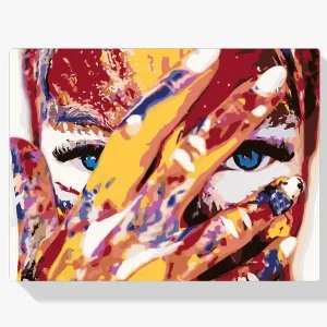 Garantía De Devolución De Dinero Pintura Diamante – Mujer de ojos azules
