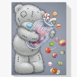 Pintura Diamante – Oso con caramelos Liquidación
