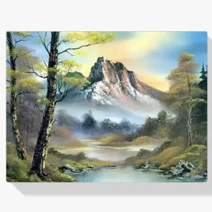 Envío Exprés Pintura Diamante – Paisaje con montañas