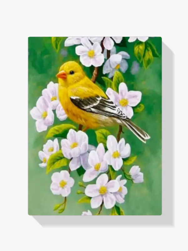 Pintura Diamante – Pájaro con flor Precio De Fábrica
