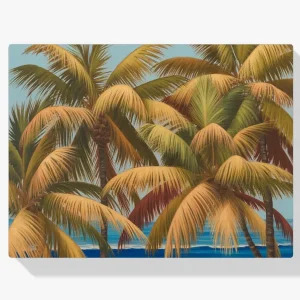 Lujoso Pintura Diamante – Palmas Doradas