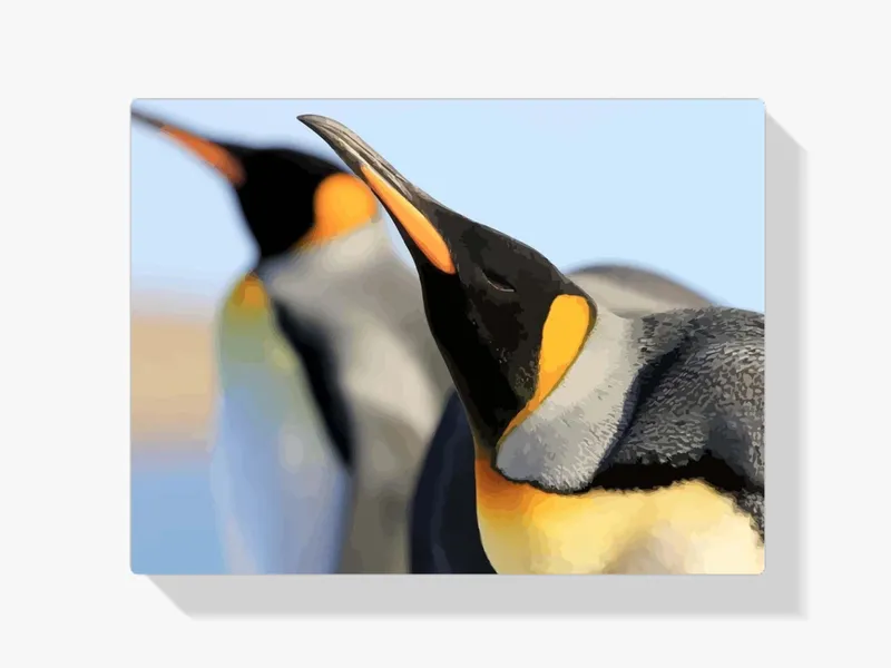 Pintura Diamante – Pingüinos rey Gran Oferta