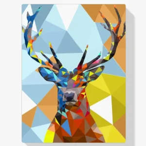 Stock Limitado Pintura Diamante – Polígono Cabeza de ciervo 2