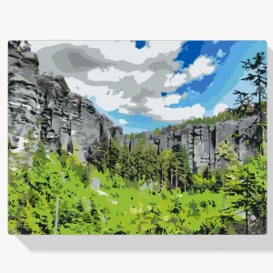 Pintura Diamante – Rocas Adršpach Hecho A Mano