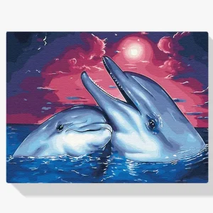 Pintura Diamante – Serenata de delfines A Buen Precio