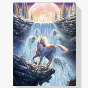 Pintura Diamante – Unicornio con cascada Comprar En Línea
