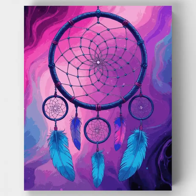 Guardián de Sueños Cósmicos - Kit de pintar por números - Lienzo Enrollado / 24 Colores Oferta De Temporada