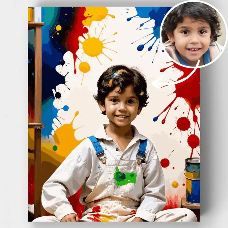 Venta Final Artista Creativo - Kit de pintar por números - Lienzo Enrollado / 24 Colores