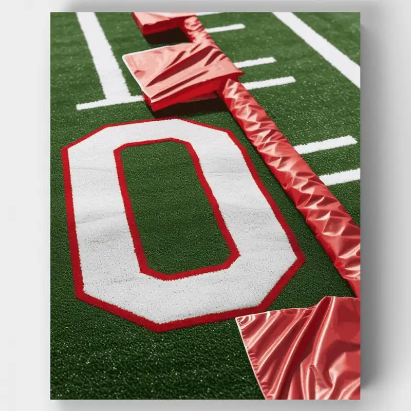 Campo de Fútbol Americano de Ohio State - Kit de pintar por números - Lienzo Enrollado / 24 Colores Promoción