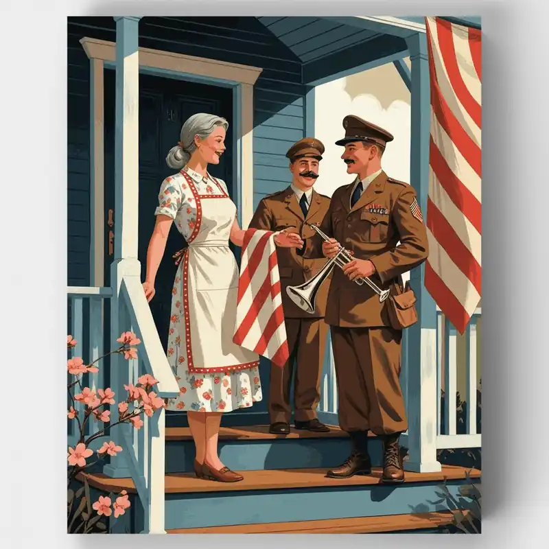 Héroes del Regreso a Casa - Kit de pintar por números - Lienzo Enrollado / 24 Colores Entrega Rápida