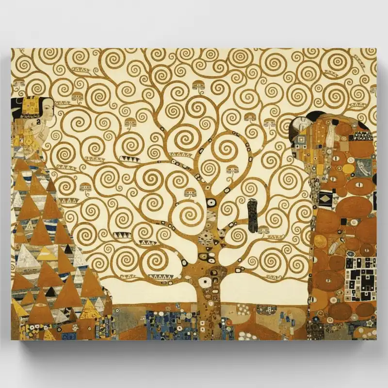 Promoción Exclusiva El Árbol de la Vida - Kit de pintar por números - Lienzo Enrollado / 24 Colores