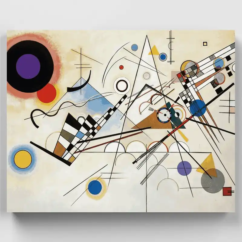 Composición VIII - Kit de pintar por números - Lienzo Enrollado / 24 Colores Máxima Calidad