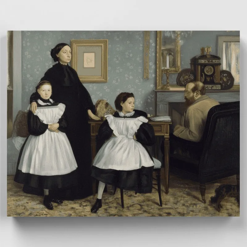 Precio De Oferta La familia Bellelli - Kit de pintar por números - Lienzo Enrollado / 24 Colores