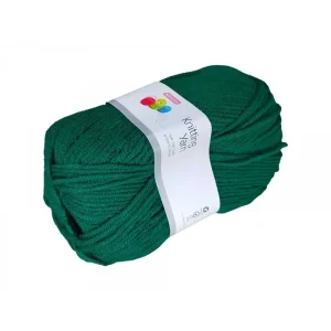 Directo De Fábrica Lana - 10 Ovillos de 50g - Color Verde Botella