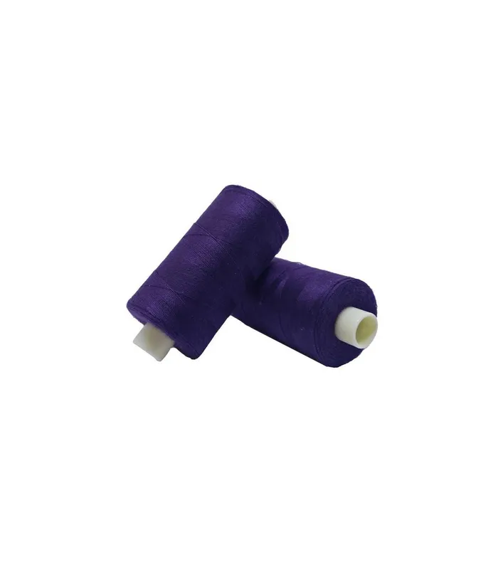 Oferta Limitada Hilo Poliester 1000m - Caja de 6 uds. - Color Berenjena