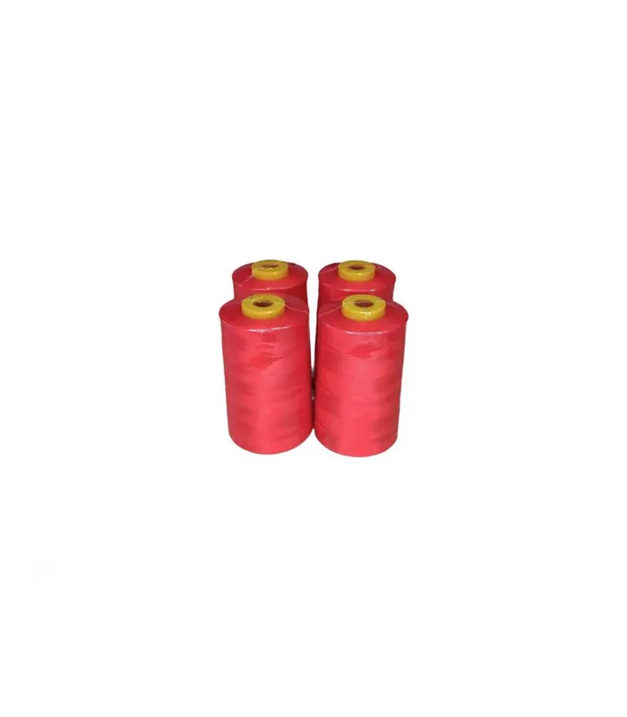 Precio Reducido Cono hilo poliester 5000 yd 40/2 - Rojo - 4 o 12 Unidades - 4 Unidades