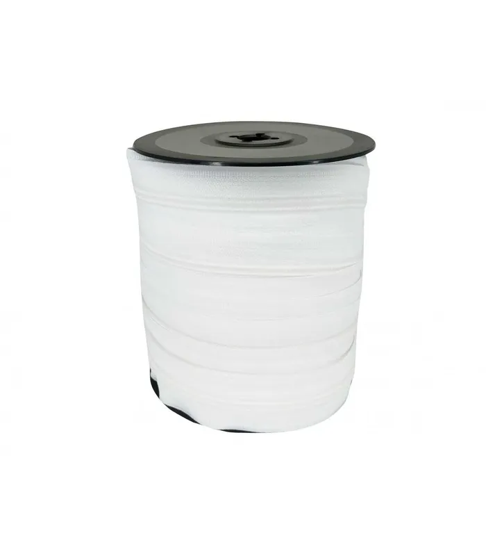 Rollo 50 Mts Cremallera - Malla 5 (3 cm ancho) - Color Blanco Envío Gratis