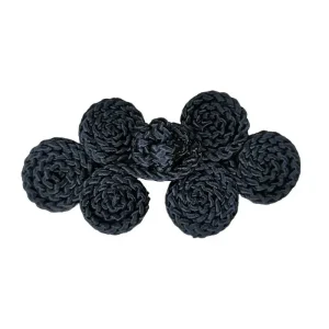 Alamar Guipure - Bolsa de 6 unidades - Marfil o negro - Col.12 Negro Nueva Colección