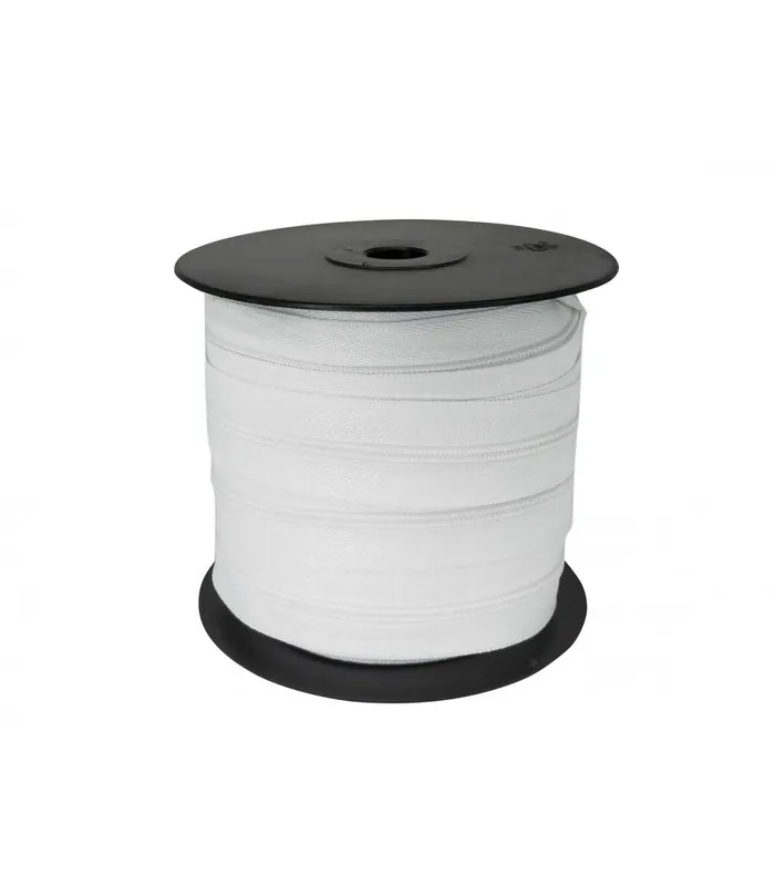 Solo Por Tiempo Limitado Rollo 50 Mts Cremallera - Malla 3 (2,5 cm ancho) - Color Blanco