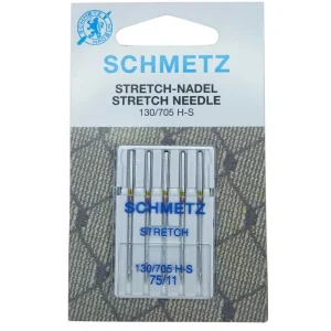 Agujas Schmetz Stretch Punta de Bola 130/705 H-S 75/11 Envío Inmediato