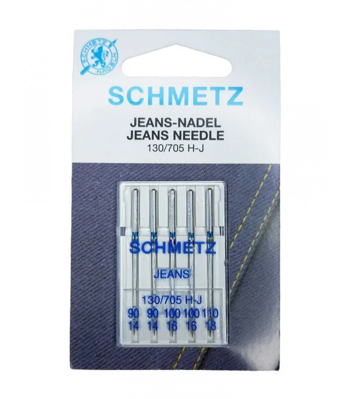Agujas Schmetz para tejanos Variadas 130/705 HJ Sur VWS Precio De Oferta