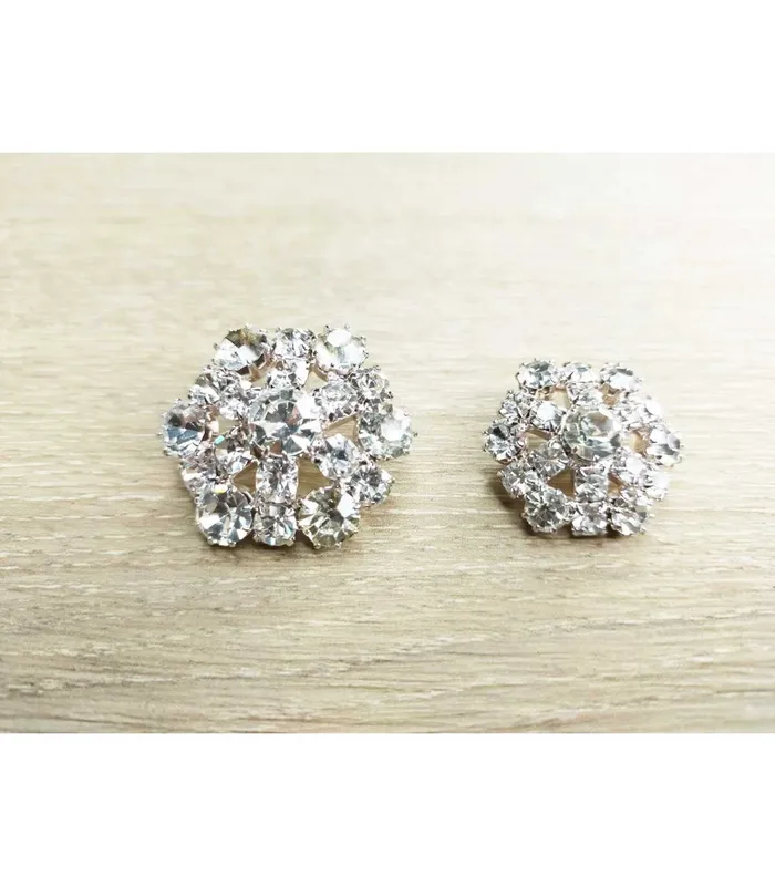 Barato Botón de Cristal - 2,3cm o 2,9cm - 1 UNIDAD