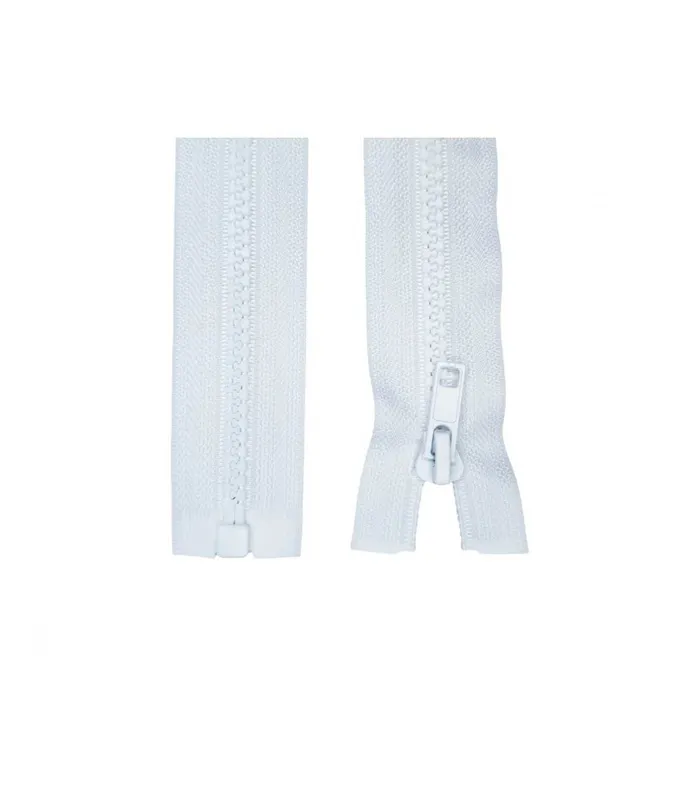 Cremallera Inyectada 90cm - Color Negro y Blanco (paquete de 20 y 100 unidades) - Blanco Col.101 Rebajas