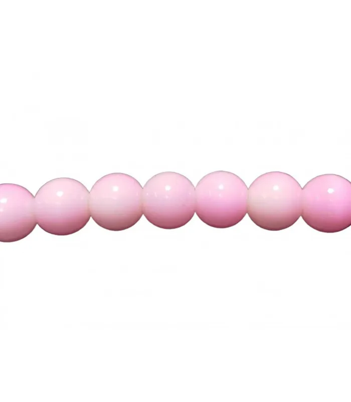 Abalorio de Cristal 8mm - Modelo I - Varios Colores - Rosa Garantía Incluida
