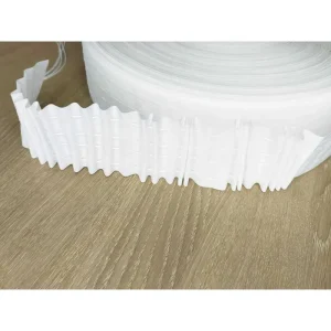 Últimas Unidades Cinta de Cortina Riflex 75mm - 150 metros - Color Blanco o Beige - Blanco