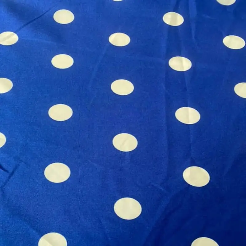 Tela de Stretch Azul Lunar Blanco de 3 cm (ancho de la tela 1,50M) Venta Final