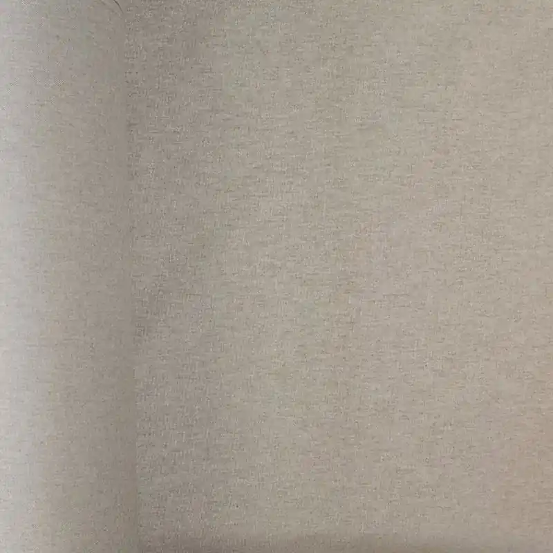 Mejor Calidad Tela de Lona Tejida Beige Mezclilla Efecto Lino (ancho 2,80M)