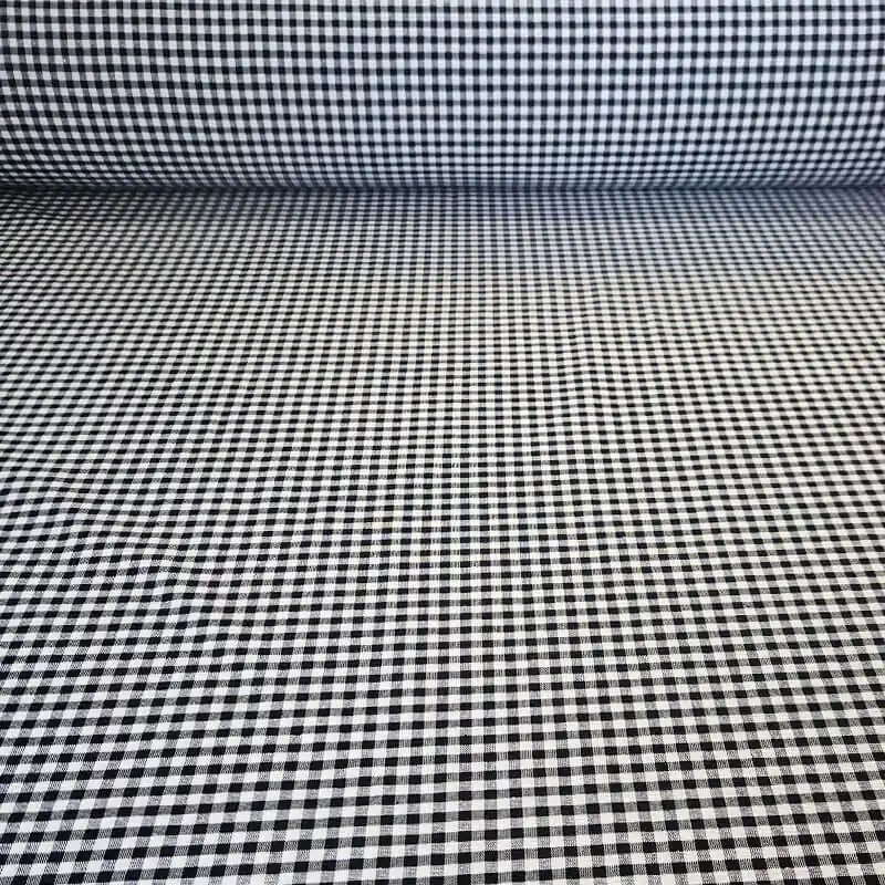 Tela de Lona Cruda Tejida Vichy Marino Pequeño (ancho 2,80M) Directo De Fábrica
