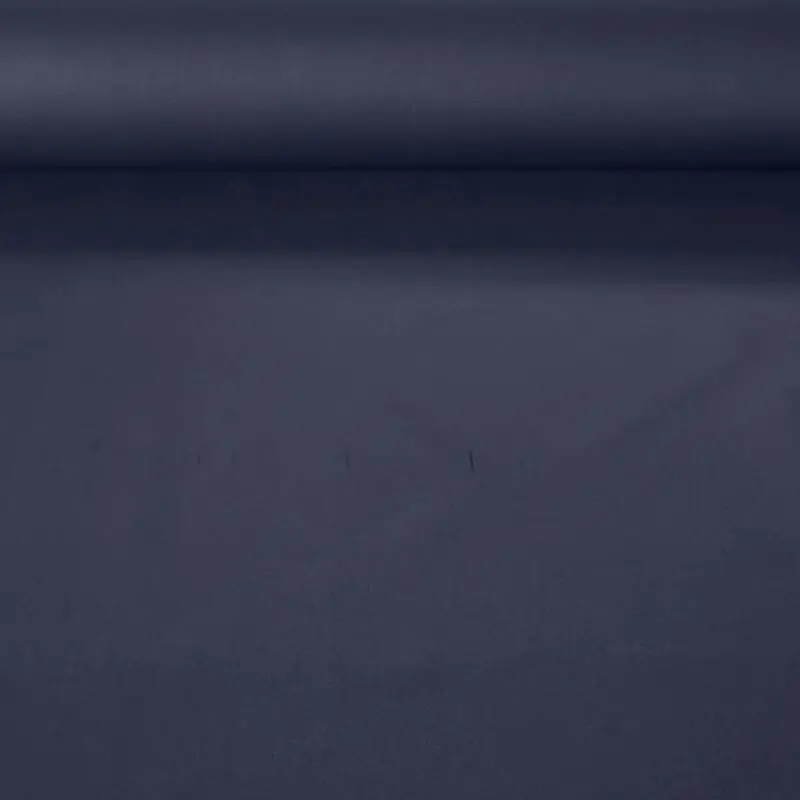 Edición Limitada Tela de Popelín Algodón Azul Marino (ancho 1,60M)