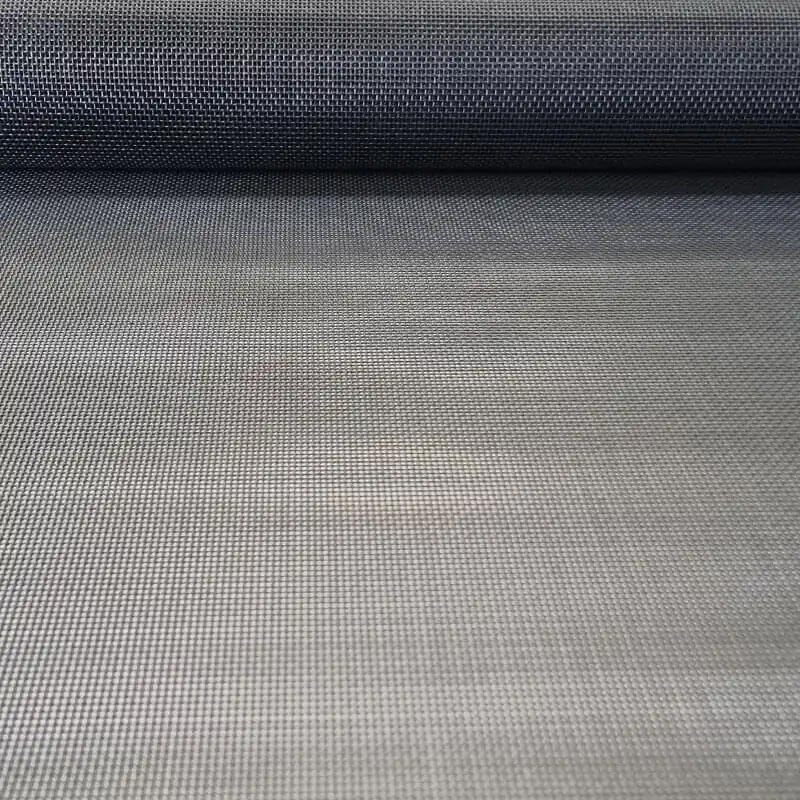 Tela Negra de Rejilla para Muebles de Exterior (ancho 1,50M) Envío Exprés