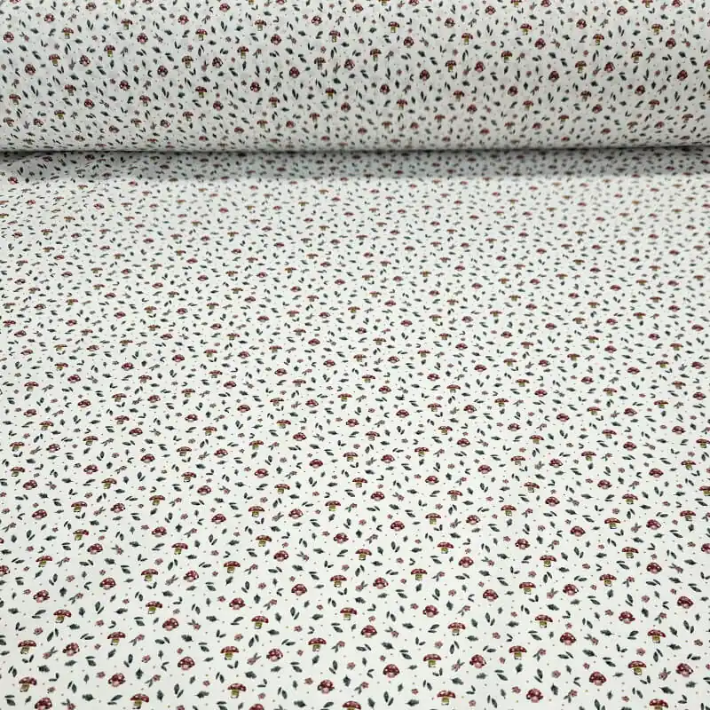 Edición Limitada Tela de Popelín Algodón Cruda Setas (ancho 1,50M)