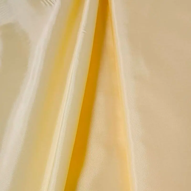 Envío Inmediato Tela de Raso Amarillo Claro Forro (ancho 1,40M)