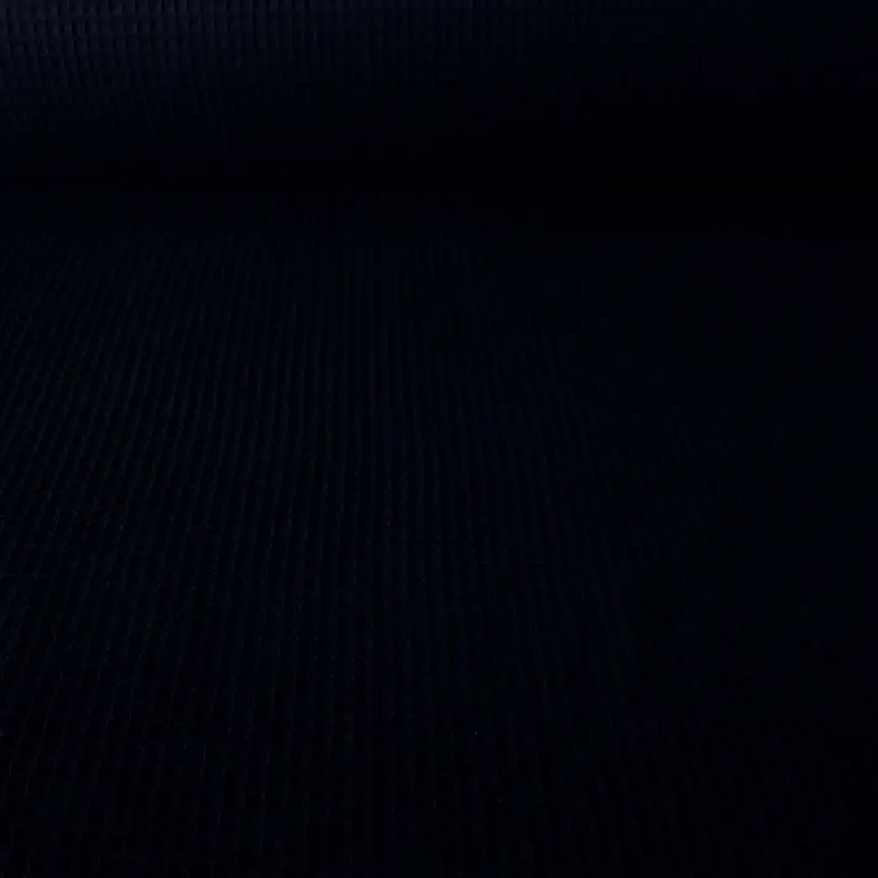 Moderno Tela de Piqué Waffle Marino (ancho 1,50M)