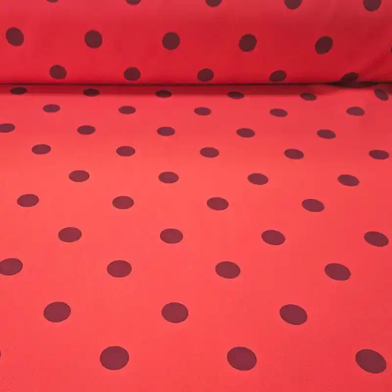 Hecho A Mano Tela de Polytecno Bielástico Coral Lunar Monocolor 2cm (ancho 1,50M)